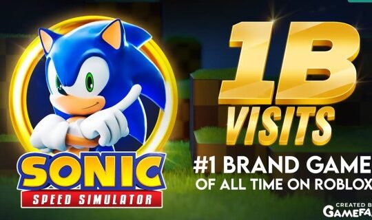 Sonic Speed Simulator has crossed a billion visits on Roblox.