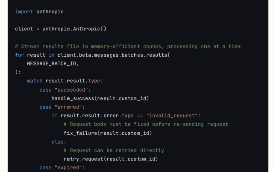 Anthropic AI Introduces the Message Batches API: A Powerful and Cost-Effective Way to Process Large Volumes of Queries Asynchronously