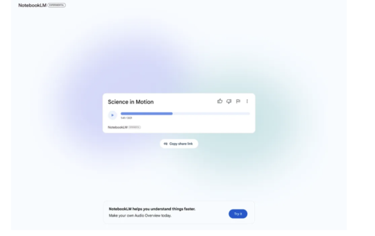 NotebookLM Introduces Audio and YouTube Integration, Enhances Audio Overview Sharing