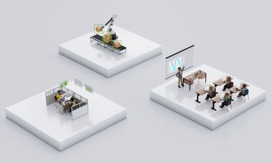 Nvidia is showing off its AI software in DC at the AI Summit.