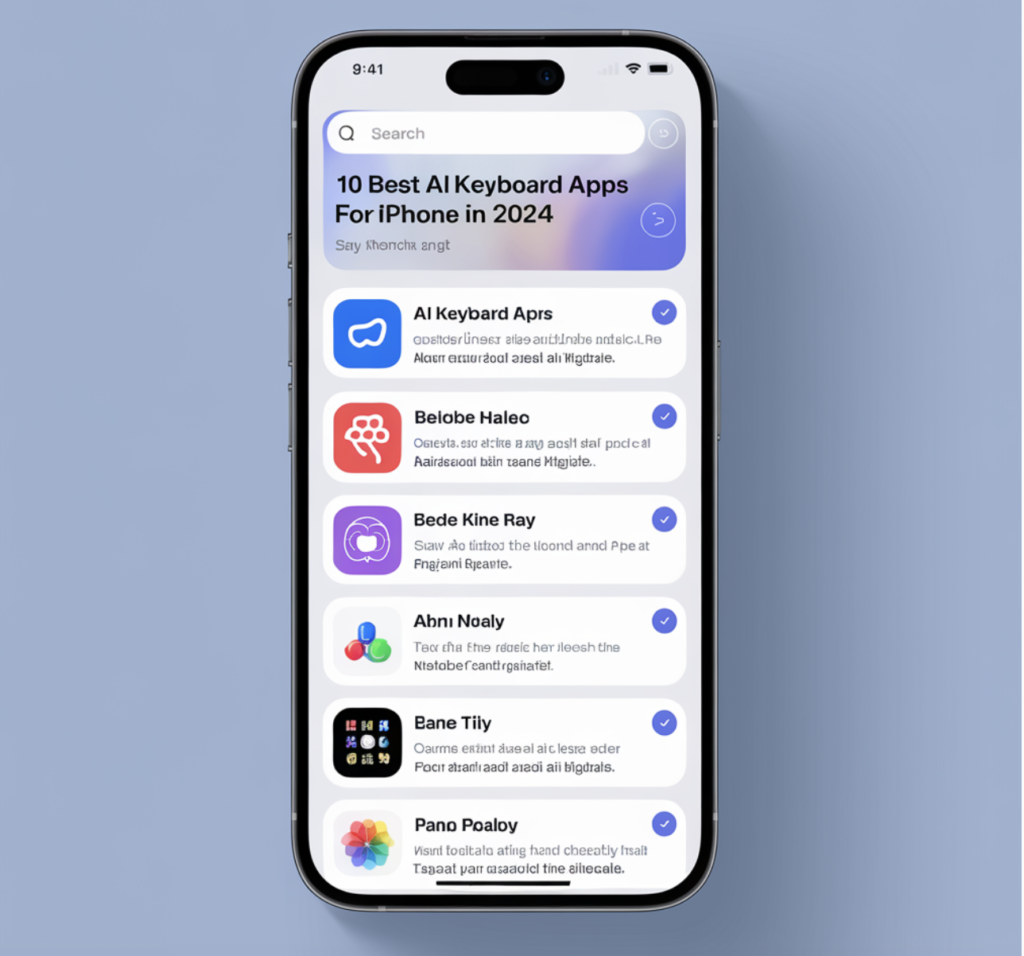 10 Best AI Keyboard Apps for iPhone in 2024