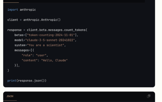 Anthropic AI Introduces a New Token Counting API