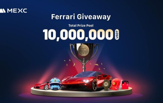 MEXC Unveils Industry’s Biggest Ferrari Giveaway With a 10,000,000 USDT Prize Pool