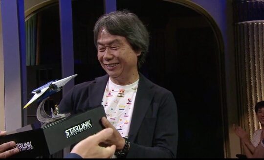 Shigeru Miyamoto shows up to support the release of Ubisoft's Starlink.
