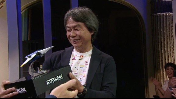 Shigeru Miyamoto shows up to support the release of Ubisoft's Starlink.