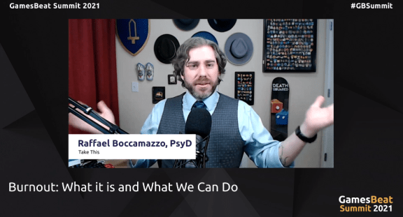 Take This clinical director Raffael Boccamazzo has recommendations for how game studios should deal with burnout from their employees.