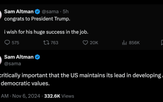 Tech leaders congratulate Trump on winning 2024 election