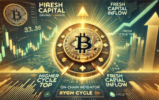 Fresh Capital Fuels Bitcoin Above $100K– On-Chain Indicator Sets Higher Cycle Top Price