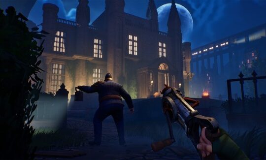 Four human players compete to rob a mansion and come back with the most riches.