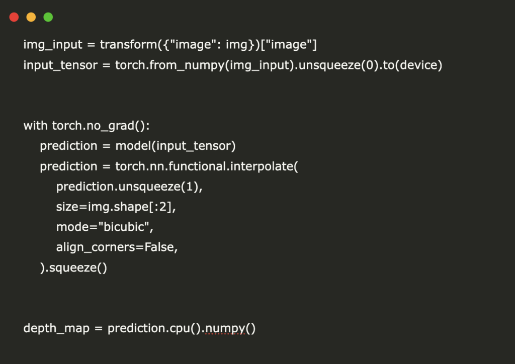 A Code Implementation of Monocular Depth Estimation Using Intel MiDaS Open Source Model on Google Colab with PyTorch and OpenCV
