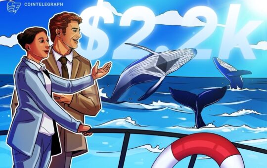 ETH may reclaim $2.2K ‘macro range’ amid growing whale accumulation