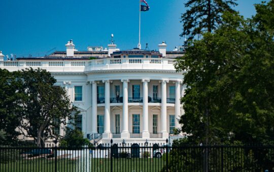 Photo of the White House in Washington as OpenAI and Google are each urging the US government to take decisive action to secure the nation's AI leadership.
