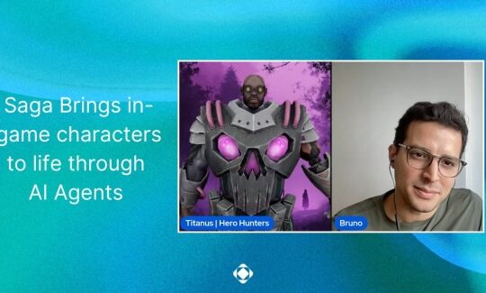 Saga is aiming for blending AI and games.