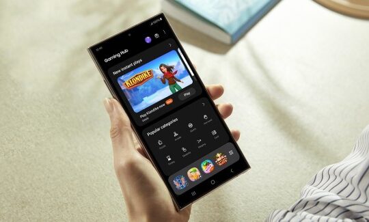 Klondike on Samsung's mobile gaming hub.