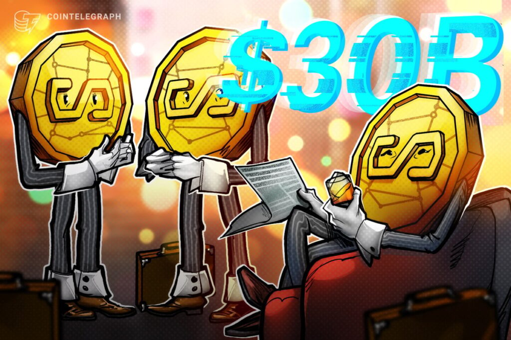 Stablecoin supply surges $30B in Q1 as investors hedge against volatility