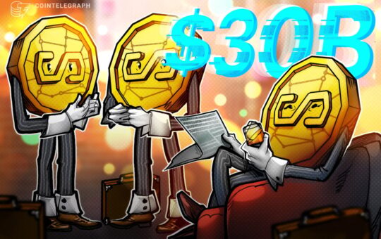 Stablecoin supply surges $30B in Q1 as investors hedge against volatility