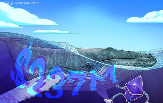 Ethereum Risks 25% Price Drop as "Massive Whale’"Moves $237m in ETH to Exchanges