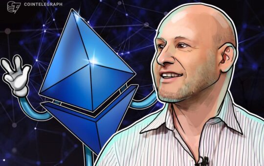 ETH Treasuries Key to Ethereum’s Growth: Ethereum Co-Founder