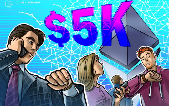 ETH Treks Toward $5K As Data Confirms Trend Change