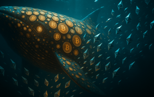 Long-Silent Whale Resurfaces, Fueling Bitcoin and Ethereum Shockwaves