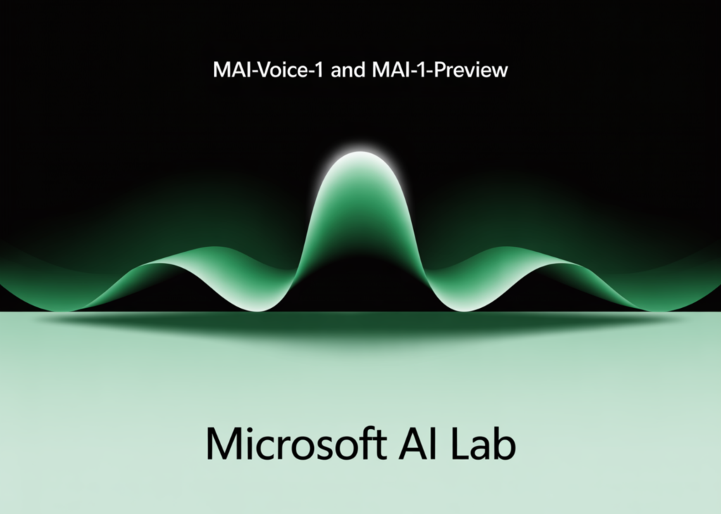 Microsoft AI Lab Unveils MAI-Voice-1 and MAI-1-Preview: New In-House Models for Voice AI