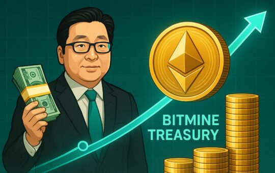 Tom Lee Buys $45M In Ethereum As Bitmine Expands Treasury To $7B ETH