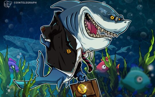Bitcoin Was a Firm ‘Buy’ For Sharks Last Week, New Data Shows