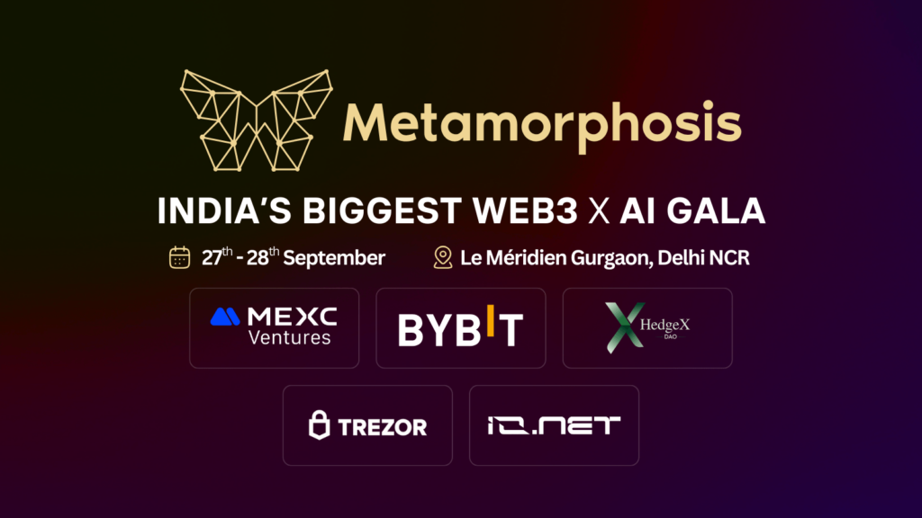 Metamorphosis 2025 Brings India’s Web3 and AI Convergence to New Delhi