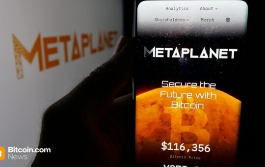 Metaplanet Buys 5,419 Bitcoin, Holdings Reach 25,555 BTC