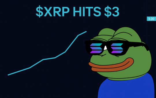 $XRP Nears ATH as ETF Approval Odds Hit 93%; Wall Street Pepe Scales on Solana