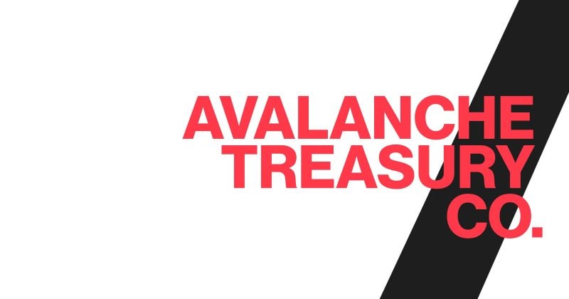 Avalanche Foundation-backed treasury firm to go public through $675 million merger deal, targets $1 billion AVAX buy