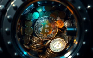 AI generated image of Bitcoin