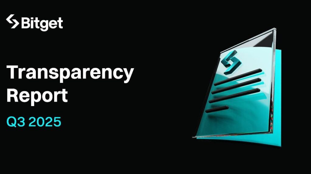 Bitget’s Q3 Transparency Report Highlights How UEX Vision Takes Shape Across Exchange, Wallet, and Onchain Ecosystem