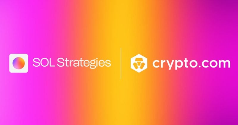 Crypto.com and Sol Strategies team up for enhanced treasury management