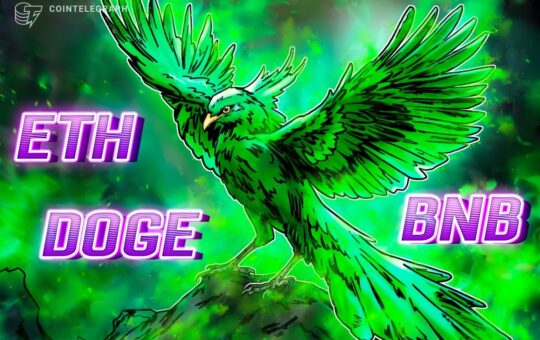ETH, BNB, DOGE Lead Crypto Market Recovery