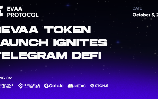EVAA Token Launch on Binance Alpha, MEXC, STON.fi & Gate.io