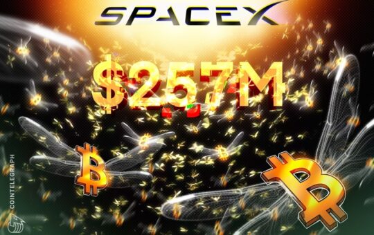 Elon Musk's SpaceX Moves $257M Bitcoin, In Second BTC Transfer in 3 Months