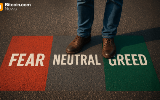 From Fear to FOMO: Crypto’s Market Mood Ring Flashes Near ‘Greed’