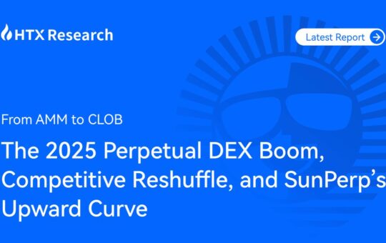 HTX Research Report Spotlights SunPerp as the Breakout Player in the 2025 Perpetual DEX Boom