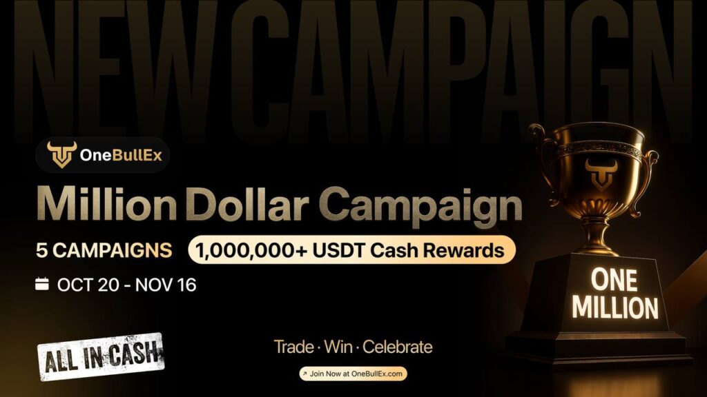 OneBullEx Launches Million-Dollar Trading Carnival – Five Campaigns, Countless Rewards