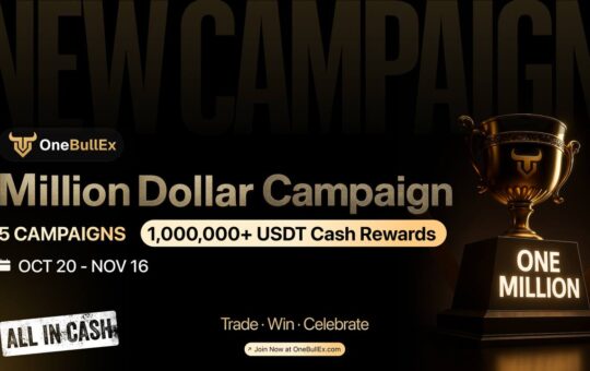 OneBullEx Launches Million-Dollar Trading Carnival – Five Campaigns, Countless Rewards