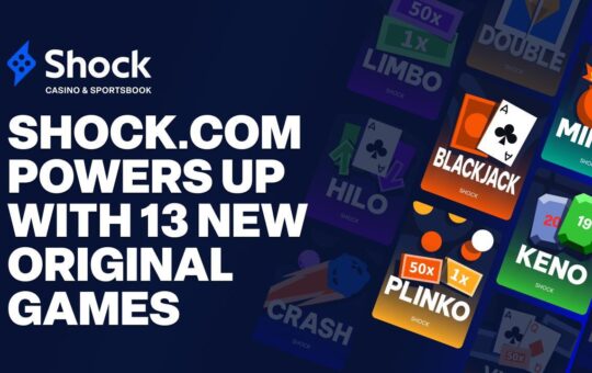 Shock.com Powers Up With 13 Brand-New Originals, Expanding Its Casino Experience