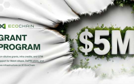 X1 EcoChain introduces $5M grant program and $100K galxe starboard campaign