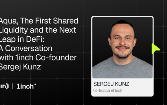 A Conversation with 1inch Co-founder Sergej Kunz