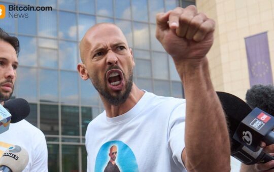 Andrew Tate’s $794,000 BTC Bet Fails: Influencer Liquidated for 84th Time on Hyperliquid