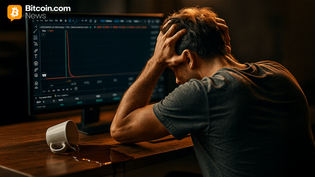 Cardano Trader Vaporizes $6M in ADA After Stablecoin Swap Goes off the Rails