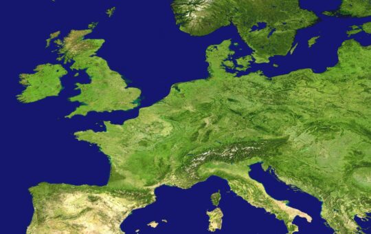 Map of the European continent as a trillion-euro AI prize sits on the table for Europe’s economy, and the region has the talent and raw ingredients to claim it.