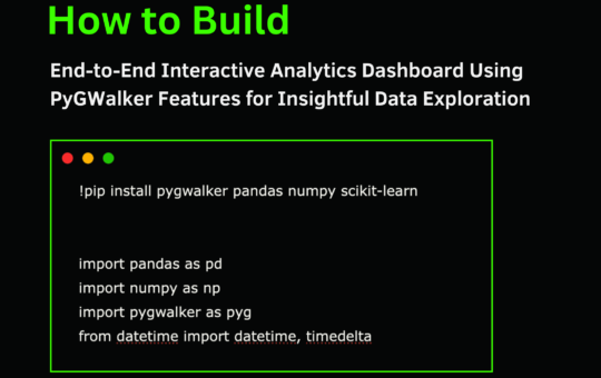 How to Build an End-to-End Interactive Analytics Dashboard Using PyGWalker Features for Insightful Data Exploration
