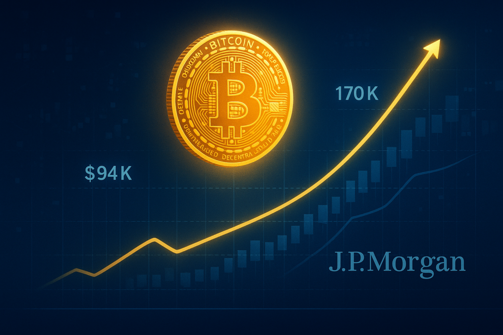 JPMorgan sees limited downside for Bitcoin, upside potential toward $170,000