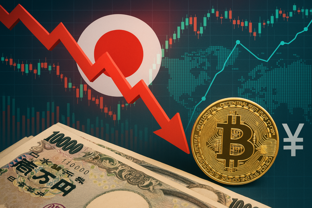 Japan stimulus shakes global markets as yen sinks and crypto demand rises